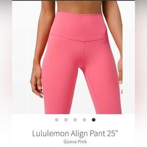 Lululemon Align Leggings size 6 Guava